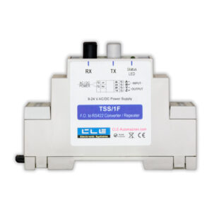 Synthetic optical fiber RS422 low voltage serial repeater