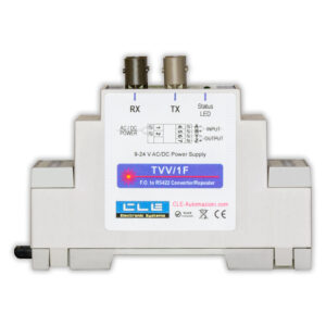 Glass optical fiber RS422 low voltage serial repeater